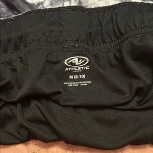 Athletic Works Black Elastic Waist Shorts